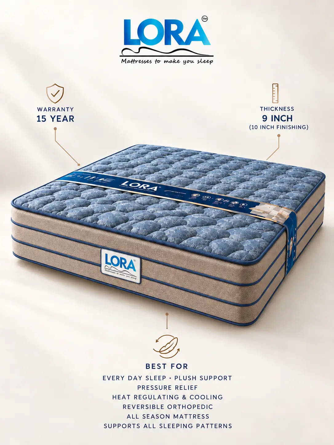 LORA HYBRID ELITE FUSION MATTRESS